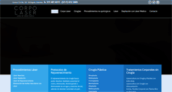 Desktop Screenshot of clinicacorpolaser.com